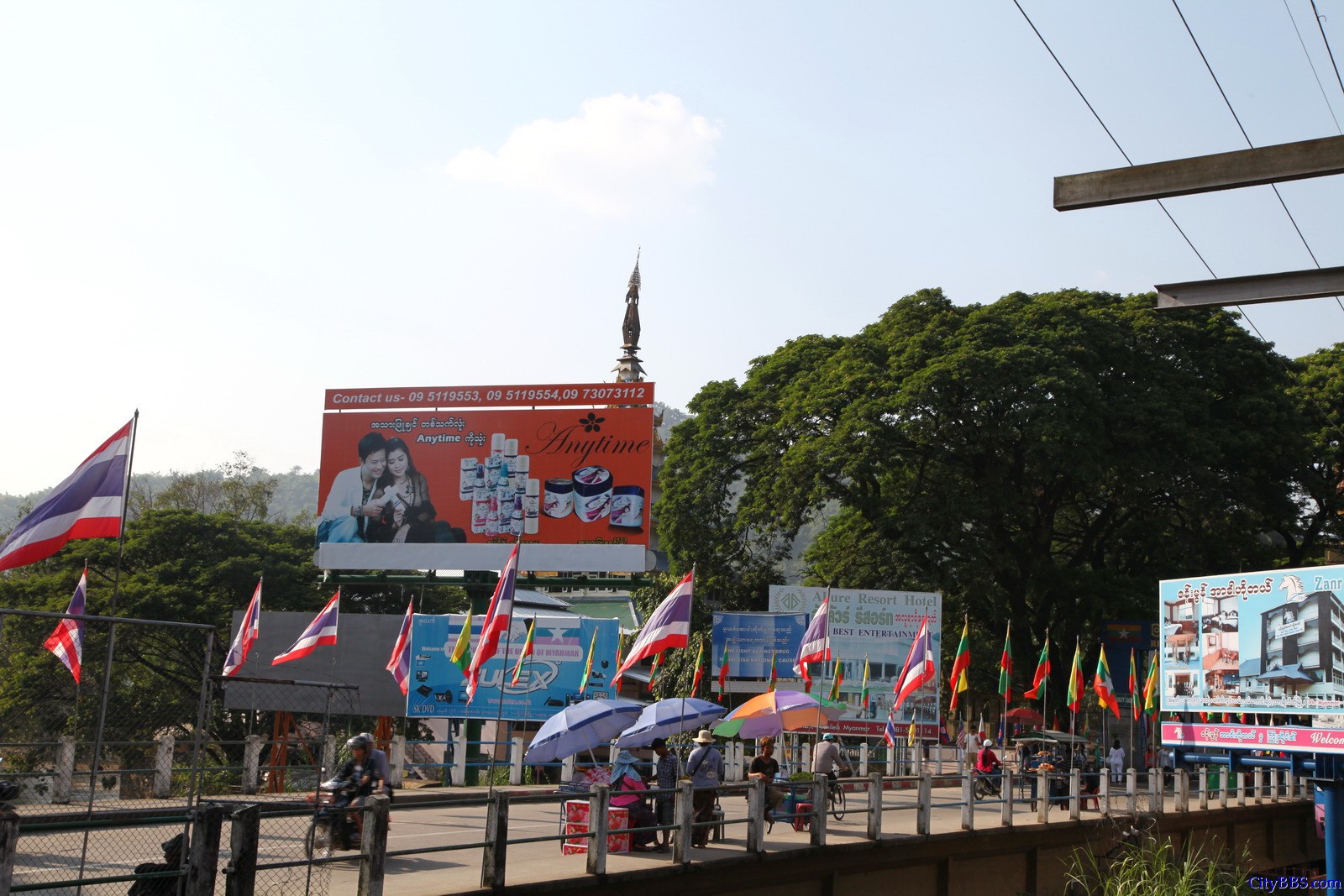 清莱泰缅边境小镇湄赛(Mae Sai)