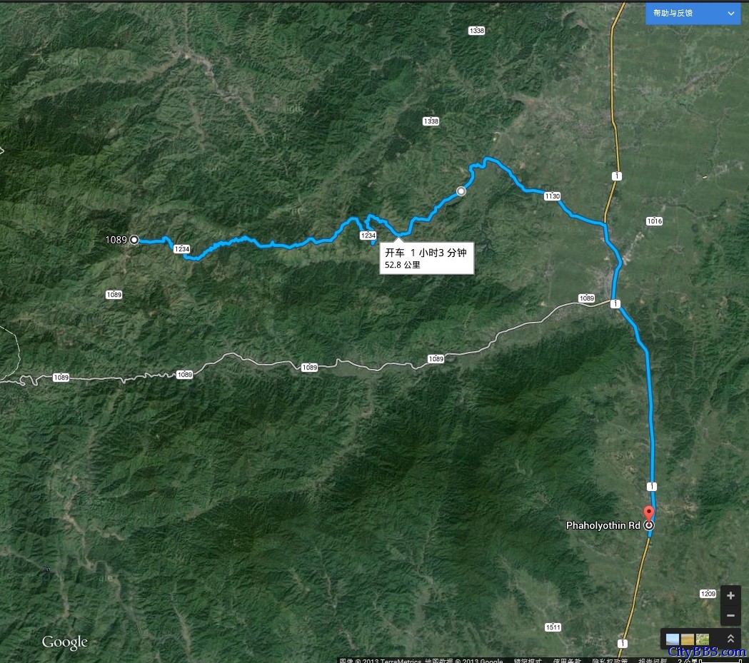 清莱(Chiang Rai)至美斯乐(Mae Salong)