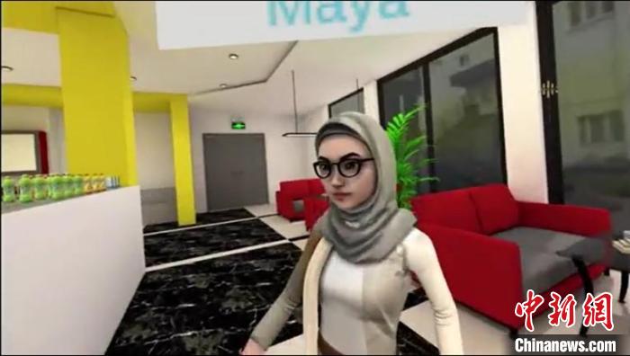 学生在虚拟留学生公寓 学生在虚拟留学生公寓