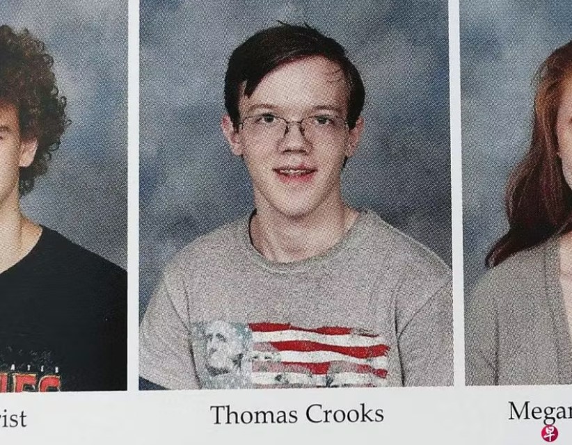 2020年一高中年鉴刊登的克鲁克斯照片