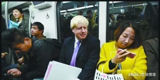 时任伦敦市长约翰逊曾在北京地铁考察