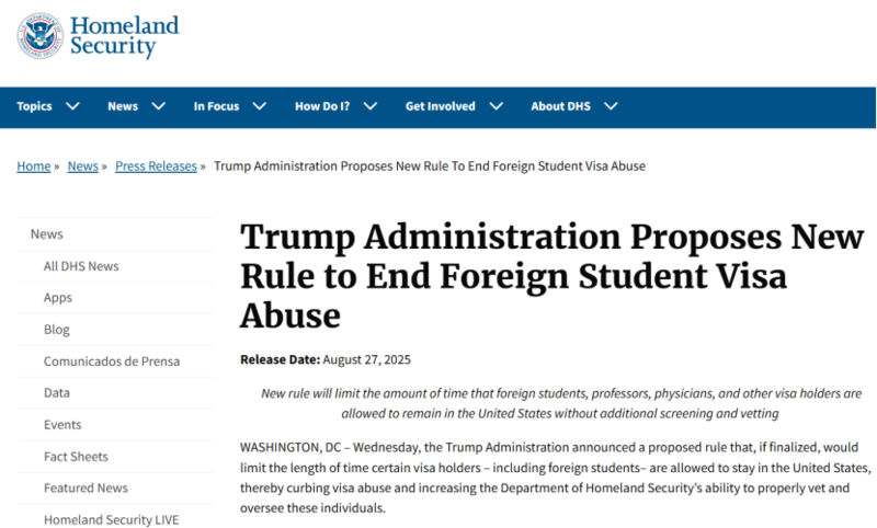 特朗普政府公布了一项拟议新规 特朗普政府公布了一项拟议新规