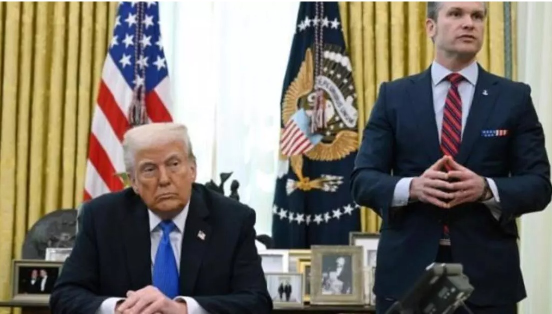 特朗普和赫格塞斯 特朗普和赫格塞斯